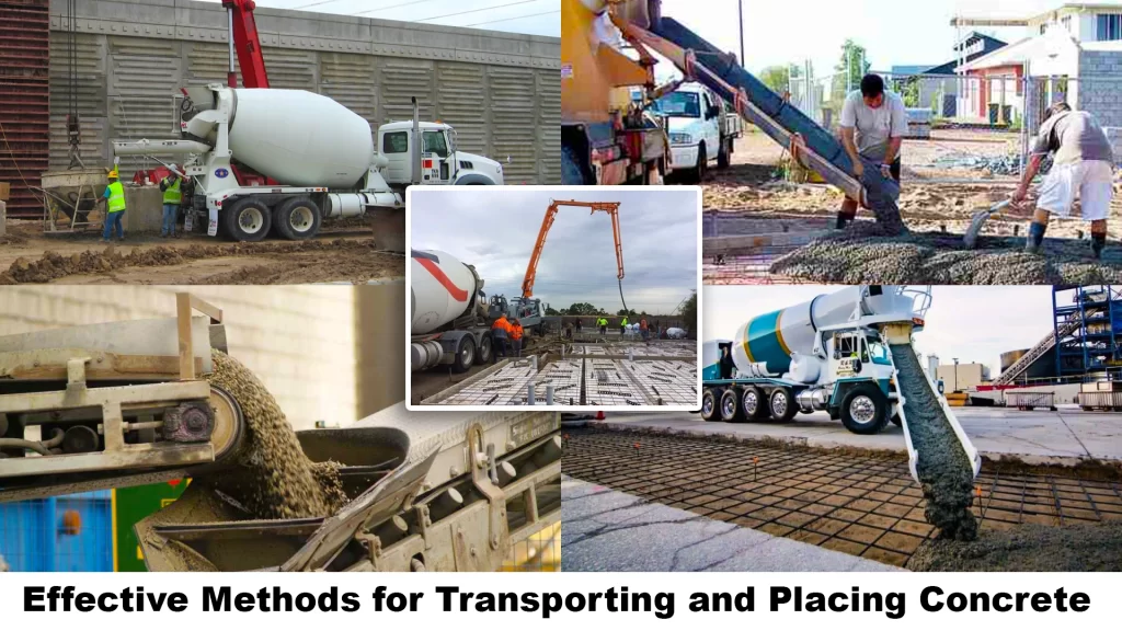 Effective Methods For Transporting And Placing Concrete