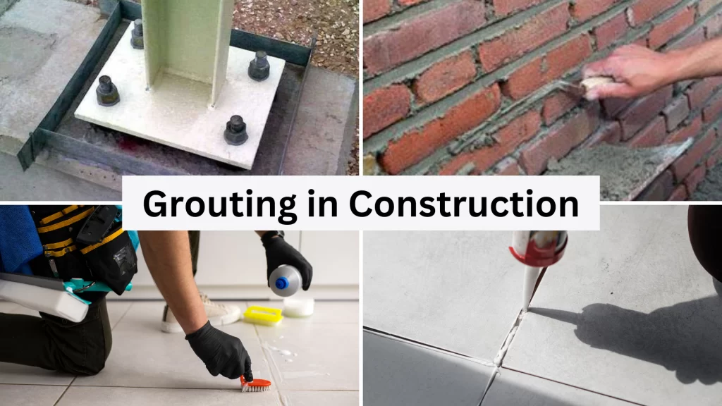 Grouting in construction