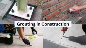 Grouting in construction